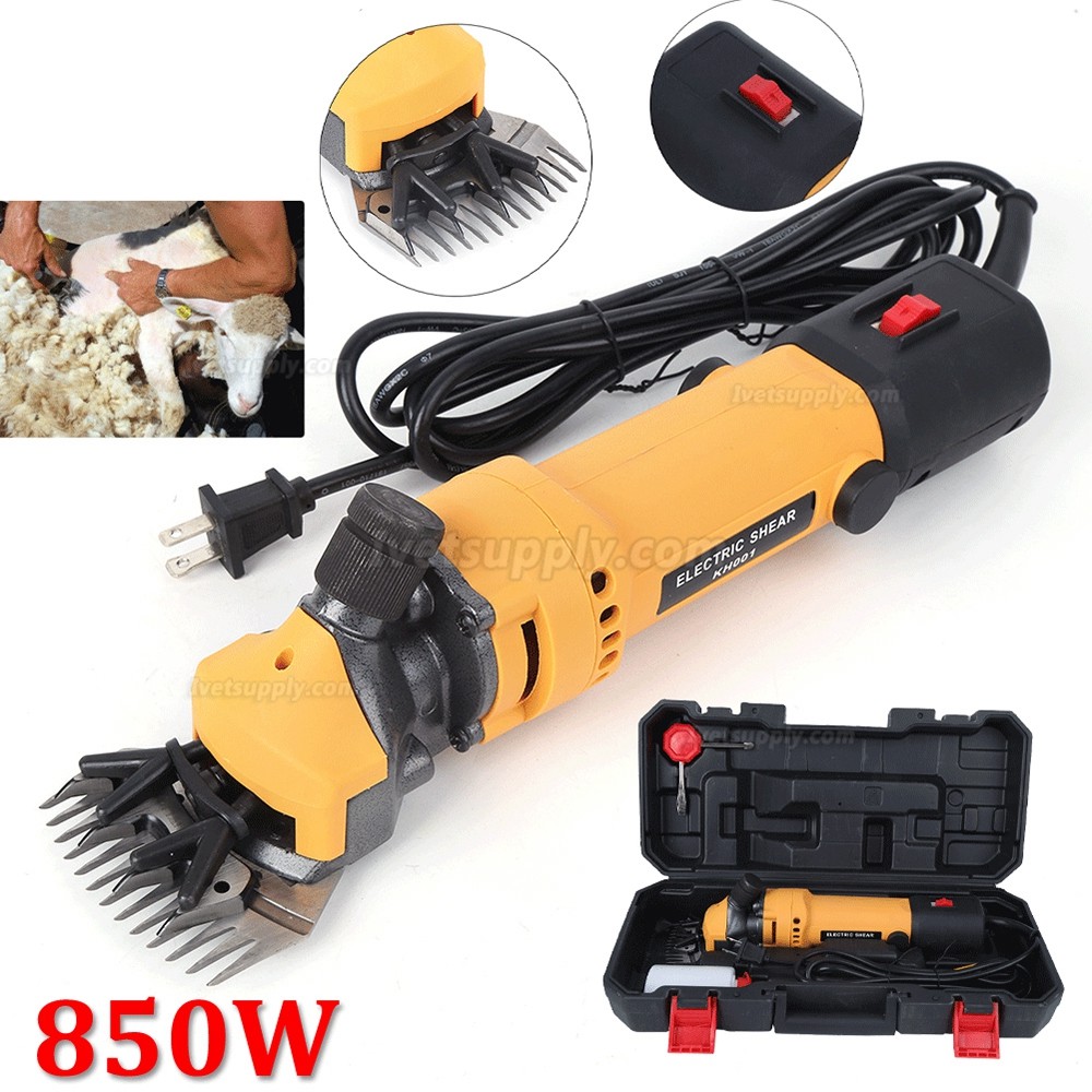 850W Electric Farm Supplies Sheep Goat Shears Animal Shearing Grooming Clipper